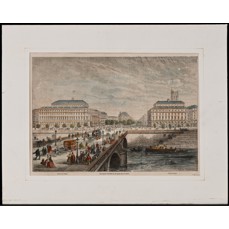 Felix Thorigny (1824-1870) - Pohled na palác Chatelet