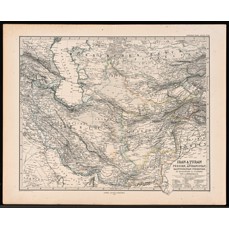 Stará mapa Irán a Persie