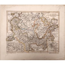 Německo 1849 - mapa